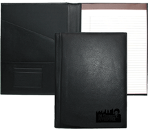 black leather professional pads as seen on the celebrity apprentice